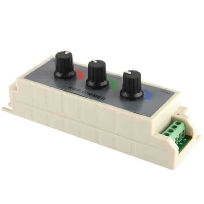 3 Kanal RGB LED Dimmer Controller für LED Lichtleiste DC12-24V, Ausgangsstrom: 3A – Bild 3