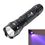 LT-3W 1 x CREE-XPE LED-UV-Taschenlampe, 600 LM 5-Modes Lila Licht