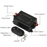 RF Wireless Controller / LED Einfarbendimmer, DC 12V (schwarz) – Bild 3