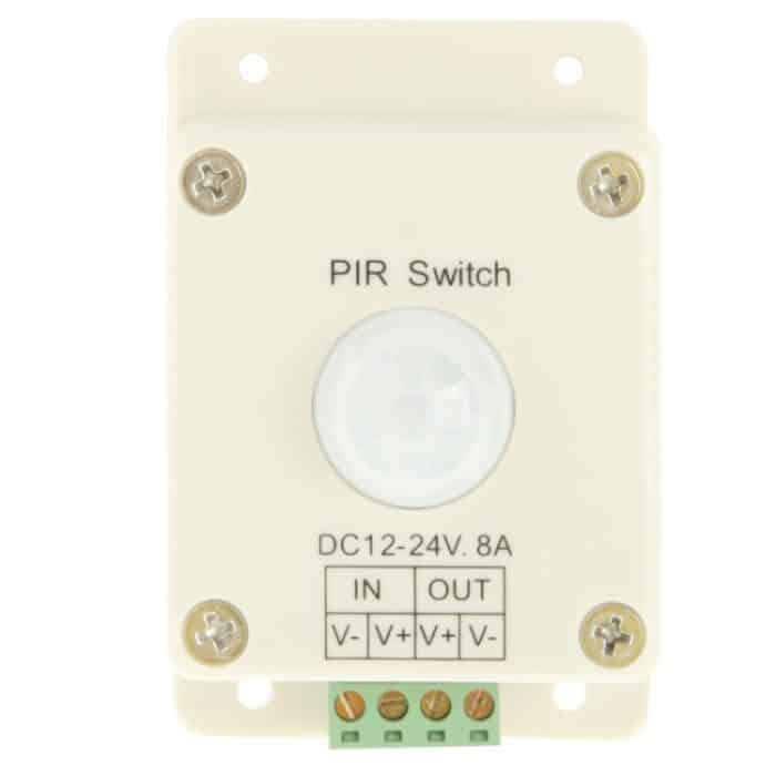DC 12V-24V 8A PIR-Schalter Infrarot-Controller Bewegungssensor-Schalter für LED-Licht – Bild 3