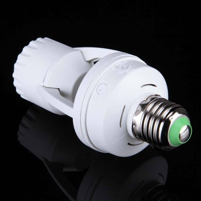 360 Grad E27 60 W PIR-Bewegungssensor-Lampenfassung, Erfassungsbereich: ca. 6 m, Wechselstrom 110-240 V – Bild 4