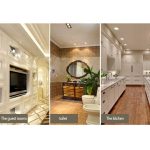 72 LED SMD 3014, einstellbare Helligkeit, AC 220 V, E14 220V White Light, E14 220V Warm White – Bild 11