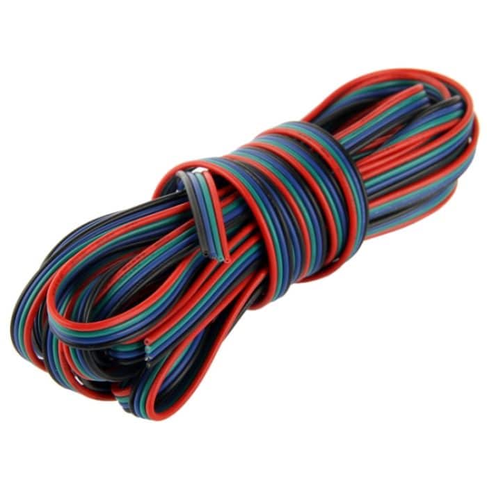 RGB-Verlängerungskabel für LED-Lichtleiste, Länge: 5 m – Bild 3