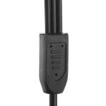 5,5 x 2,1 mm Buchse an 3x Stecker Gleichstromkabelstecker mit Schalter für LED-Streifen, Länge: 30 cm (schwarz) – Bild 5