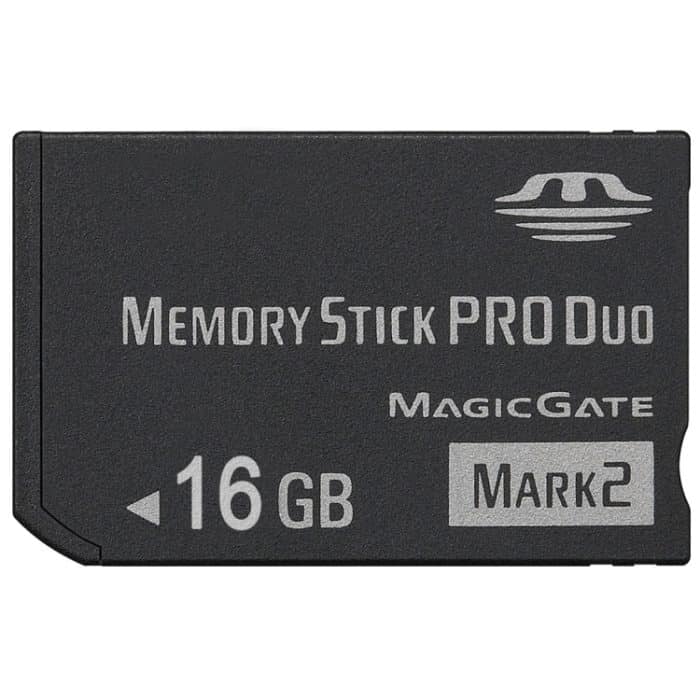 MARK2 Hochgeschwindigkeits-Memory Stick Pro Duo (100% reale Kapazität) (Schwarz) – Bild 1