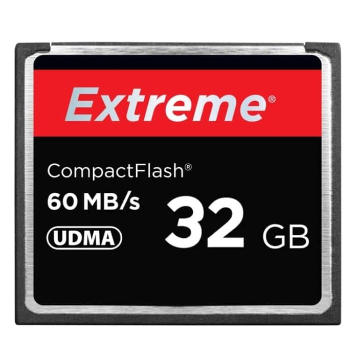 32 GB Extreme Compact Flash-Karte, 400-fache Lesegeschwindigkeit, bis zu 60 MB / s (100% reale Kapazität) – Bild 1