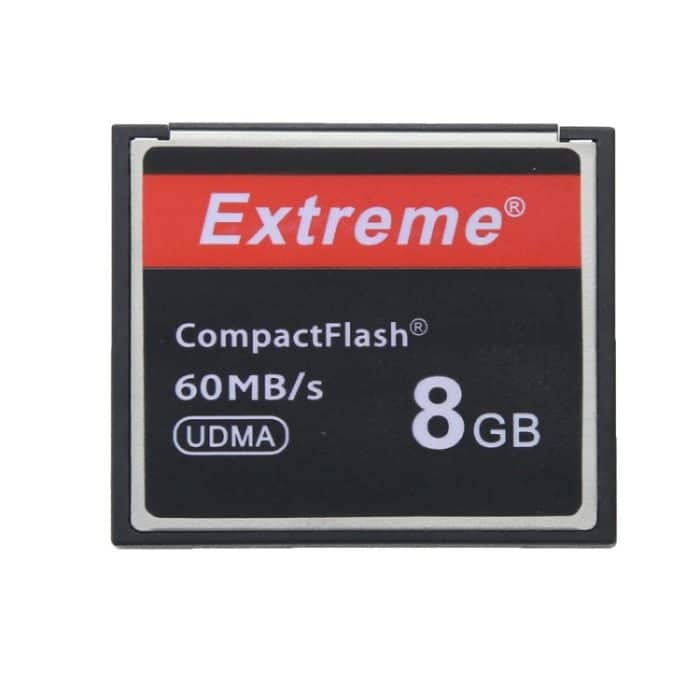 8 GB Extreme Compact Flash-Karte, 400-fache Lesegeschwindigkeit, bis zu 60 MB / s (100% reale Kapazität) – Bild 2
