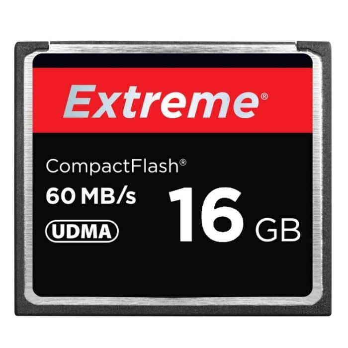 16 GB Extreme Compact Flash-Karte, 400-fache Lesegeschwindigkeit, bis zu 60 MB / S (100% reale Kapazität) – Bild 1