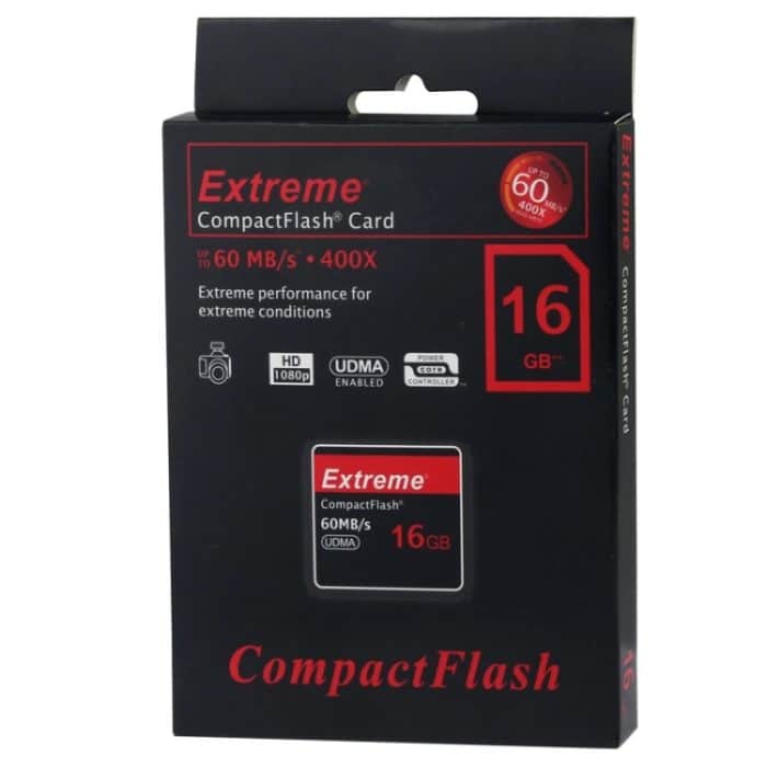 16 GB Extreme Compact Flash-Karte, 400-fache Lesegeschwindigkeit, bis zu 60 MB / S (100% reale Kapazität) – Bild 6