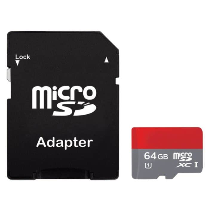 64 GB Hochgeschwindigkeits-Speicherkarte der Klasse 10 TF / Micro SDHC UHS-1 (U1), Schreibzugriff: 15 MB / s, Lesezugriff: 30 MB / s (100% reale Kapazität) (Schwarz) – Bild 4