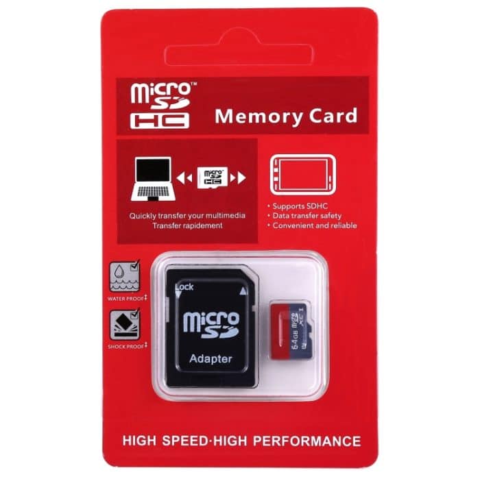 64 GB Hochgeschwindigkeits-Speicherkarte der Klasse 10 TF / Micro SDHC UHS-1 (U1), Schreibzugriff: 15 MB / s, Lesezugriff: 30 MB / s (100% reale Kapazität) (Schwarz) – Bild 6