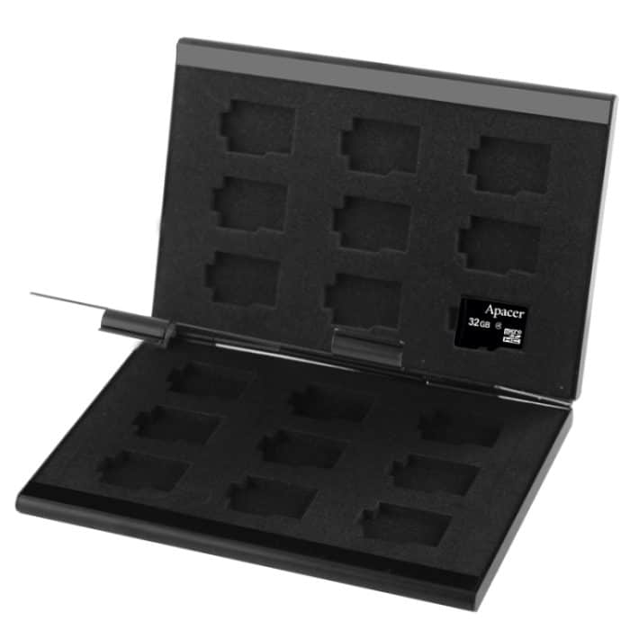 2x 9-in-1-Speicherkarten-Schutzhülle für TF-Karte, Größe: 93 mm (L) x 62 mm (B) x 10 mm – Bild 1