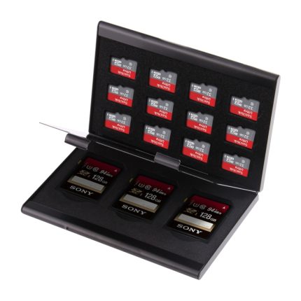 15-in-1-Speicherkarten-Schutzhülle aus Aluminiumlegierung für 3 SD- und 12 TF-Karten, 3 SD + 12 TF Black, 3 SD + 12 TF Silver