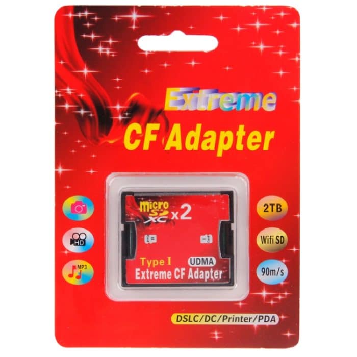 Micro-SD-CF-Compact-Flash-Speicherkartenadapter mit 2 Sockeln – Bild 5
