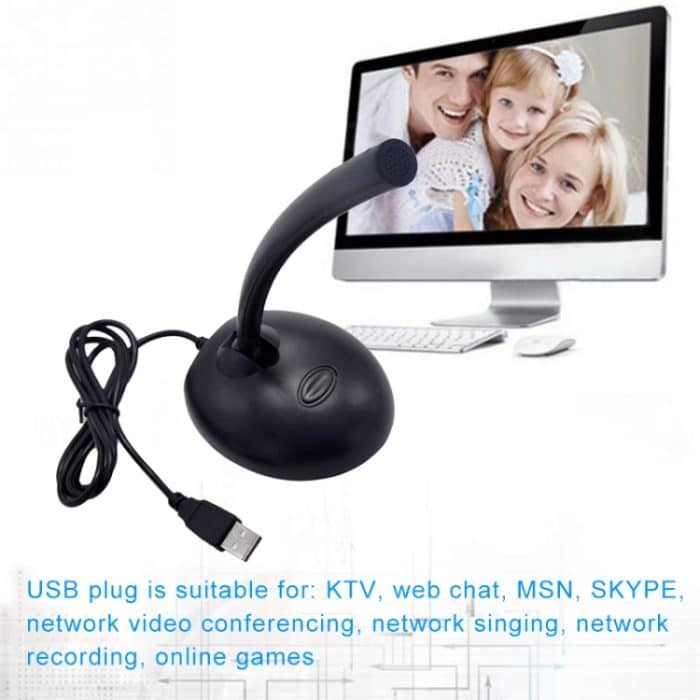 USB-Mikrofon (Mikrofon im digitalen ADC-Audioeingang) (schwarz) – Bild 7