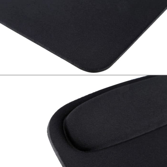 Cloth Wrist Rest Mouse Pad (Schwarz) – Bild 6