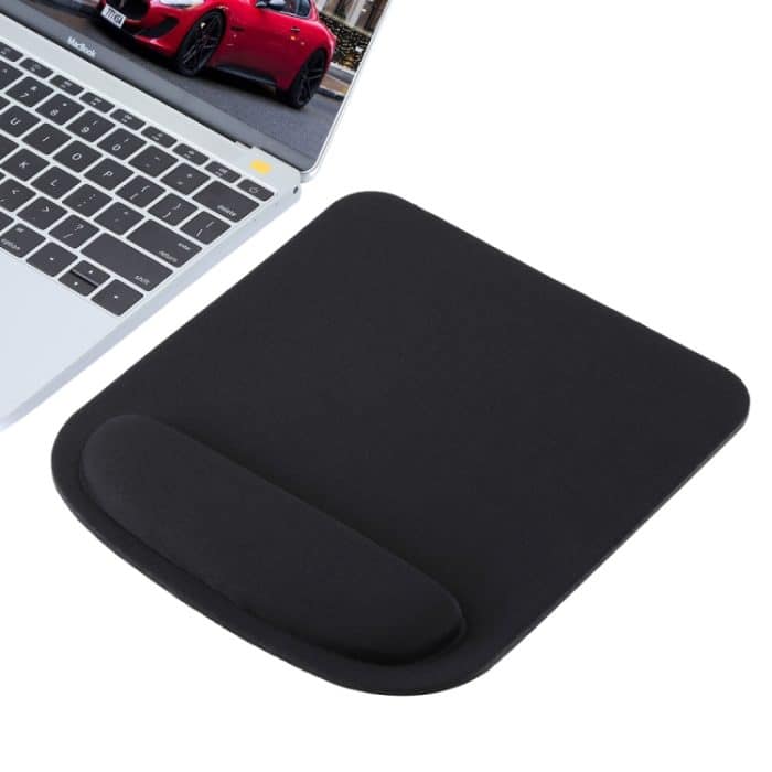 Cloth Wrist Rest Mouse Pad (Schwarz) – Bild 7