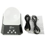 CT-0019 Multi LED Leuchtet Lautsprecher mit FM-Radio, Unterstützung TF-Karte (schwarz) – Bild 6