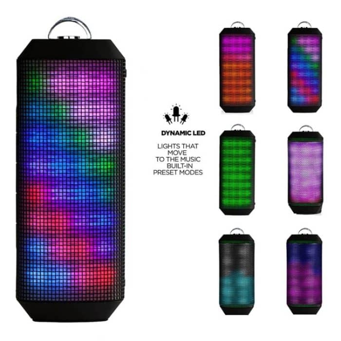 YM-339 2 x 5W Bluetooth-Lautsprecher mit LED-Leuchten, Unterstützung TF-Karte – Bild 8