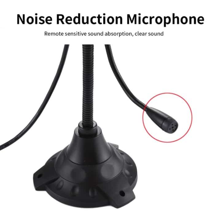 5,0 Megapixel USB 2.0 Treiberlose PC-Kamera / Webcam mit MIC und 4 LED-Leuchten, Kabellänge: 1,1 m – Bild 5