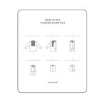 Krawatte und Hemd Aufbewahrungstasche Organizer (Random Color Delivery) – Bild 5