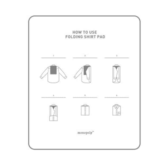 Krawatte und Hemd Aufbewahrungstasche Organizer (Random Color Delivery) – Bild 5