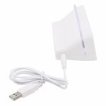 Multifunktions-LCD-Digital-Weckerthermometer + 4-Port USB HUB + Message Board mit blauer oder grüner LCD-Hintergrundbeleuchtung (weiß) – Bild 2