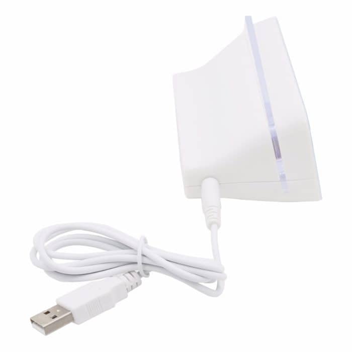 Multifunktions-LCD-Digital-Weckerthermometer + 4-Port USB HUB + Message Board mit blauer oder grüner LCD-Hintergrundbeleuchtung (weiß) – Bild 2