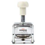 Automatische Nummerierungsmaschine aus Hochleistungsmetallmaterial (9 Code) (Silber) – Bild 3