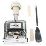 Automatische Nummerierungsmaschine aus Hochleistungsmetallmaterial (9 Code) (Silber) – Bild 8