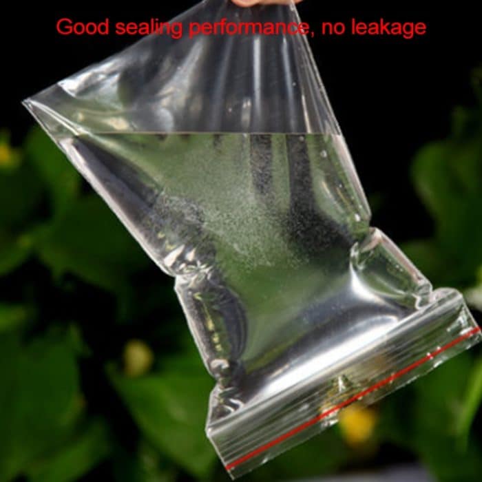 100 Stück selbstklebende Dichtung Hochwertige Kunststoff-Opp-Beutel (4 x 6 cm) (transparent) – Bild 4