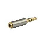 3,5 mm 4-poliger Audio-Buchsenanschluss an 2,5 mm 4-polige Adapter (10 Stück in einer Packung, der Preis gilt für 10 Stück) – Bild 3