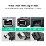 Firewire 800 IEEE1394B 9-poliges 9-poliges Steckerkabel, Länge: 1,8 m (schwarz) – Bild 4