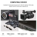 FireWire 800 9-poliges 4-poliges FireWire 400-Kabel, Länge: 1,5 m (schwarz) – Bild 5