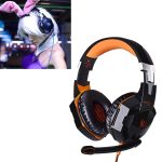 JEDES G2000 Over-Ear-Stereo-Bass-Gaming-Headset mit Mikrofon und LED-Licht für Computer, Kabellänge: 2,2 m