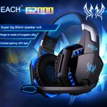 JEDES G2000 Over-Ear-Stereo-Bass-Gaming-Headset mit Mikrofon und LED-Licht für Computer, Kabellänge: 2,2 m – Bild 13