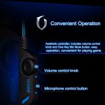 JEDES G2000 Over-Ear-Stereo-Bass-Gaming-Headset mit Mikrofon und LED-Licht für Computer, Kabellänge: 2,2 m – Bild 19