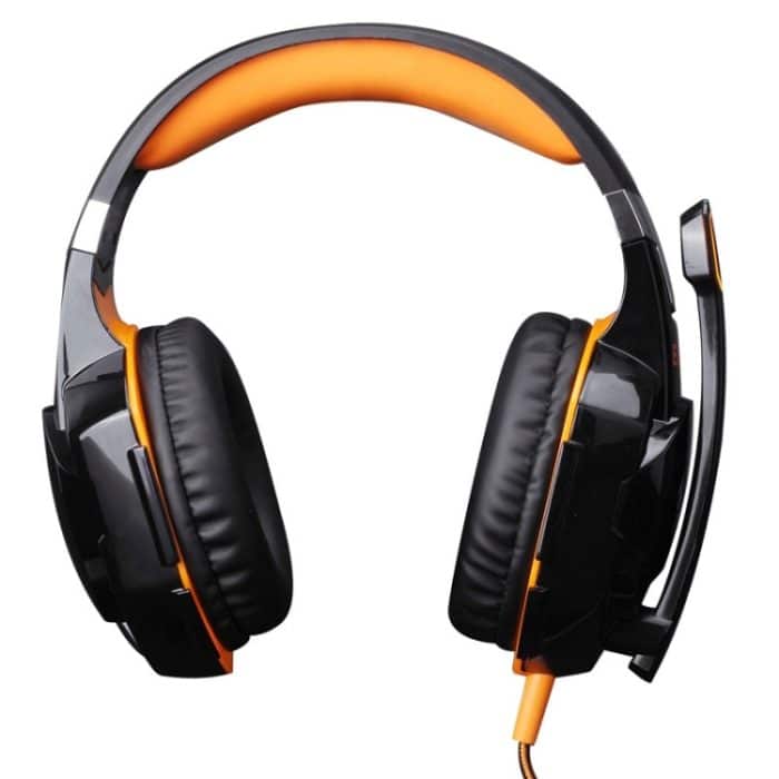 JEDES G2000 Over-Ear-Stereo-Bass-Gaming-Headset mit Mikrofon und LED-Licht für Computer, Kabellänge: 2,2 m – Bild 3
