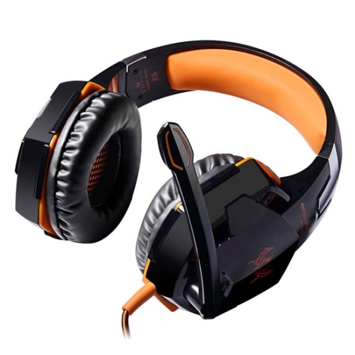 JEDES G2000 Over-Ear-Stereo-Bass-Gaming-Headset mit Mikrofon und LED-Licht für Computer, Kabellänge: 2,2 m – Bild 5