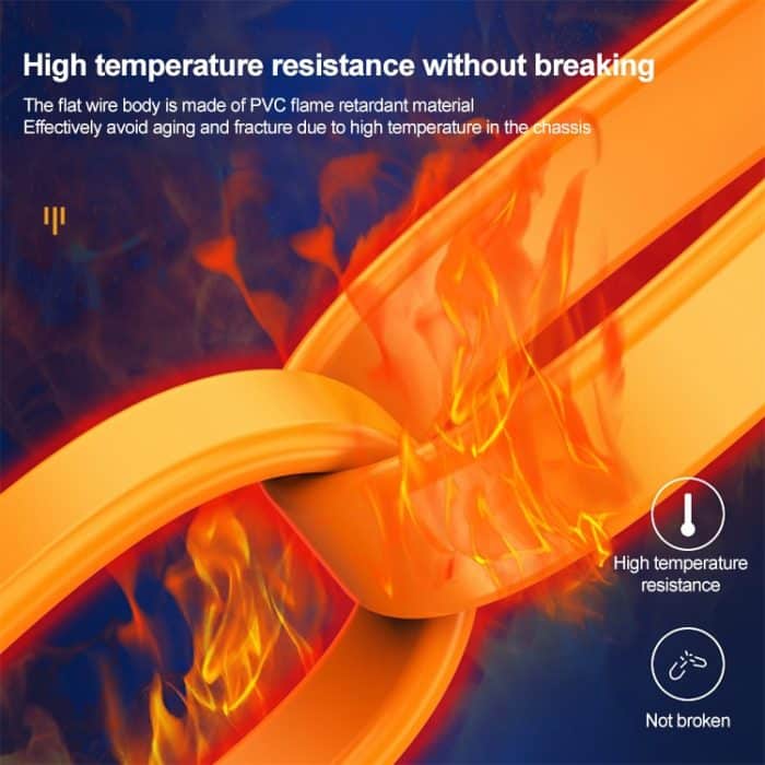 Serielles SATA-Datenkabel, mit Metallclip, Länge: 40 cm – Bild 5