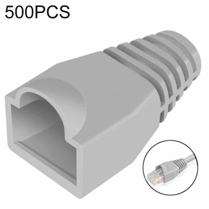 Netzwerkkabel-Kappenabdeckung für RJ45, grün (500 Stück in einer Verpackung, der Preis gilt für 500 Stück), 500 Pcs Grey, 500 Pcs Black, 500 Pcs Red, 500 Pcs Blue, 500 Pcs White, 500 Pcs Yellow, 500 Pcs Green – Bild 1