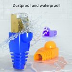 Netzwerkkabel-Kappenabdeckung für RJ45, grün (500 Stück in einer Verpackung, der Preis gilt für 500 Stück), 500 Pcs Grey, 500 Pcs Black, 500 Pcs Red, 500 Pcs Blue, 500 Pcs White, 500 Pcs Yellow, 500 Pcs Green – Bild 6