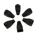 Netzwerkkabel-Kappenabdeckung für RJ45, Schwarz (100 Stück in einer Verpackung, der Preis gilt für 100 Stück), 100 Pcs Black, 100 Pcs Red, 100 Pcs Blue, 100 Pcs White, 100 Pcs Green, 100 Pcs Grey, 100 Pcs Yellow – Bild 2