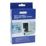 Netzwerkkabeltester Rj45 Rj11 Rj12 Cat5 UTP LAN-Netzwerk-Tool (weiß) – Bild 8