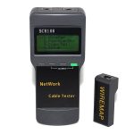 Tragbarer drahtloser Netzwerkkabeltester SC8108 LCD-Digital-PC-Datennetzwerk CAT5 RJ45 LAN-Telefonkabeltester (grau) – Bild 2