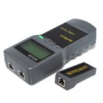Tragbarer drahtloser Netzwerkkabeltester SC8108 LCD-Digital-PC-Datennetzwerk CAT5 RJ45 LAN-Telefonkabeltester (grau) – Bild 4