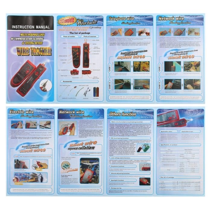 RJ11 & RJ45 Mehrzweck-Leitungsprüfgerät und Prüfgerät – Bild 8