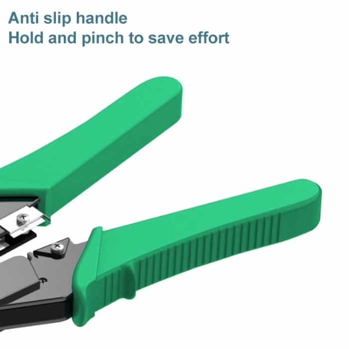 8P8C Griff-Netzwerk-Crimperzangen-Werkzeug (grün) – Bild 2