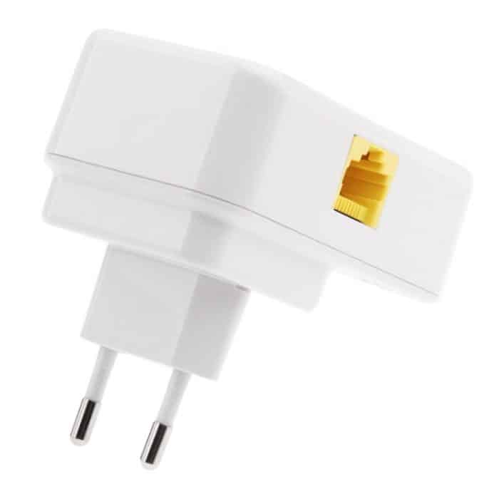 2 PCS 500 Mbit / s Powerline-Netzwerk Mini-Homeplug AV-Ethernet-Brücke, 7HP150, EU-Stecker (weiß) – Bild 3