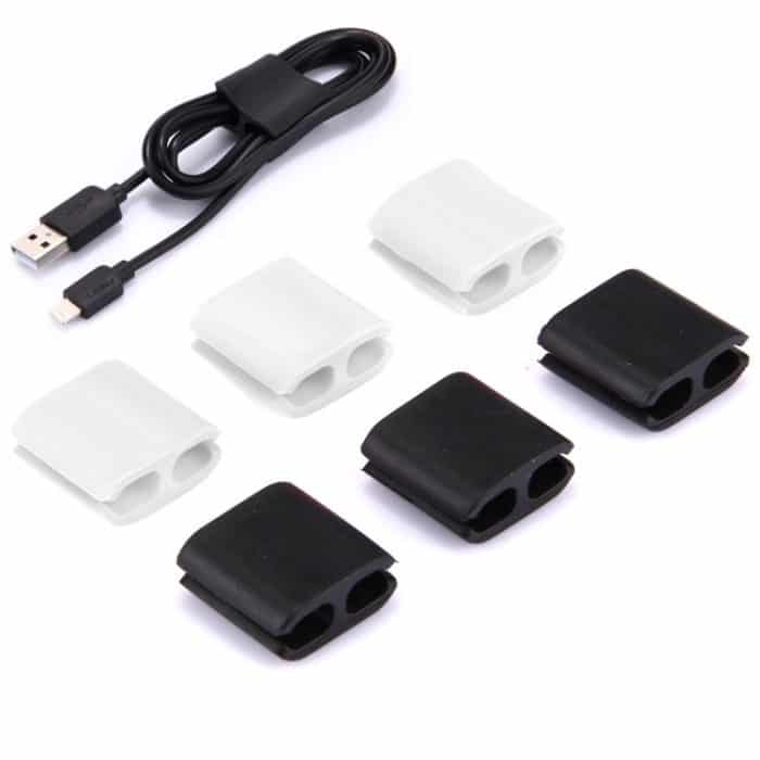 S-PC-0916.jpg 6 PCS Smart Wire Kabelklemmen Verstreute Drähte organisieren, zufällige Farblieferung – Bild 1